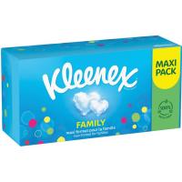 Pañuelo facial family maxi KLEENEX, caja 140 uds.