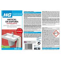 Espuma antical HG, pistola 500 ml