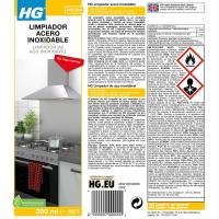 Limpieza rápida de acero inoxidable HG, spray 300 ml