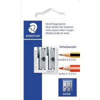 Sacapuntas doble de acero inoxidable STAEDTLER, 1 ud