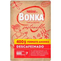 Café molido descafeinado BONKA, paquete 400 g