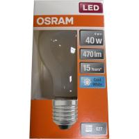 OSRAM E27 led bonbilla estandarra, 4W, argi neutroa (4000k), 1 ale