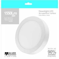 SILVER ELECTRONICS downlight foku biribila, 20W, 4000k, argi neutroa, 1 ale