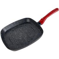 Grill asador de acero esmaltado Niger, apto para todo tipo de cocinas, MAGEFESA, 28x28cm