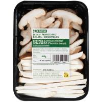 Shiitake y cardo EROSKI, bandeja 100 g