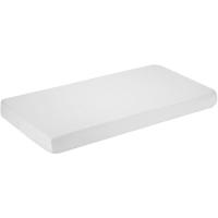 Sábana bajera cuna, popelín rosa-blanco, 100% algodón, 60x120 cm INTERBABY, 2 uds
