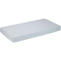 Sábana bajera de cuna popelín azul-blanco, 100% algodón, 60x120cm INTERBABY, 2 uds