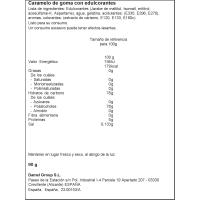 Gominolas sour mix sin azúcar DAMEL, bolsa 90 g