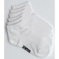 Calcetín infantil de deporte, tobillero, color blanco, talla 35/38 JOMA, 3 pares