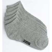 Calcetín deportivo de mujer, tobillero, color gris, talla 39/42 JOMA, 3 pares