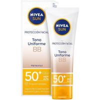 Protección solar facial BB antiedad SFP50 NIVEA, tubo 50 ml