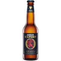 Cerveza export AMBAR, botellín 33 cl