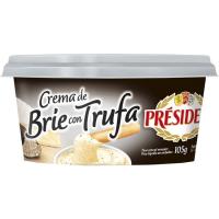 Queso crema brie de trufa PRESIDENT, tarrina 105 g