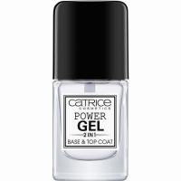 2n1 Base&Top Coat Power Gel CATRICE, pack 1 unid.