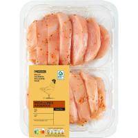 Medallón de pechuga de pollo al pimentón EROSKI, bandeja aprox. 600 g