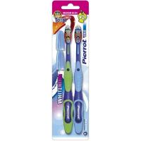Cepillo dental mediano Gold PIERROT, pack 1 unid.