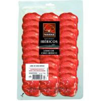 Lomo ibérico de cebo 50% raza ibérica NAVIDUL, sobre 110 g