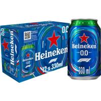 Cerveza 0.0% HEINEKEN, pack lata 12x33 cl