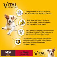 Alimento de buey para perro mini adulto PEDIGREE, saco 1,4 kg