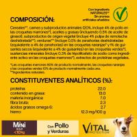 PEDIGREE MINI oilasko-barazki jakia txakur txiki helduentzat, zakua 1,4 kg