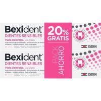 Dentífrico dientes sensibles BEXIDENT, pack 2x75 ml