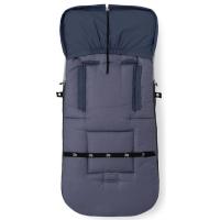 Saco universal polar liso azul marino, para silla de paseo, impermeable INTERBABY