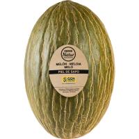 Melón piel de sapo EROSKI NATUR, pieza al peso aprox. 2.5 kg