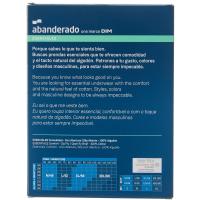 Slip hombre abierto de algodón, blanco ABANDERADO, talla T48