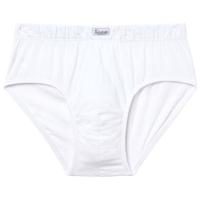 Slip hombre abierto de algodón, blanco ABANDERADO, talla T48