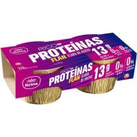 Flan rico en proteinas REINA, pack 2x160 g