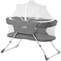 Minicuna Trip gris con mosquitera, Edad 0 a 6 meses ó 10 kg, UE EN716-1/2 ASALVO