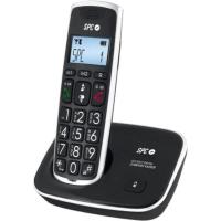 Teléfono inalámbrico negro 7608n Comfort Kaisser SPC