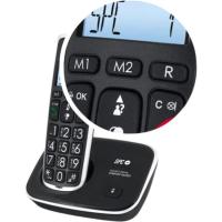 Teléfono inalámbrico negro 7608n Comfort Kaisser SPC