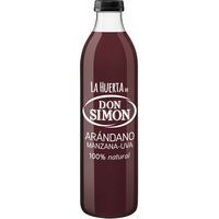 Zumo de arándanos LA HUERTA, botella 750 ml