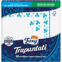 FOXY TRAPUNTATI ezpainzapiak zuria, paketea 50 ale