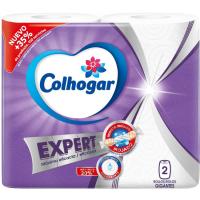 Papel de cocina COLHOGAR EXPERT, paquete 2 rollos