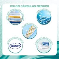 Detergente gel en cápsulas nenuco COLON, bolsa 32 dosis