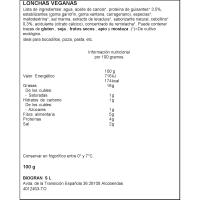 Lonchi-vegan sabor finas hierbas bio ECOCESTA, bandeja 100 g