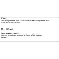 Vino Tinto Roble D.O.Toro CYAN, botella 75 cl