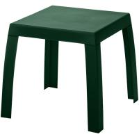 Mesa baja Maya verde oscura de resina