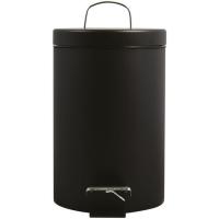 MSV pedaldun ontzi beltz matea barrualde ateragarriarekin, 3 l