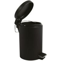 MSV pedaldun ontzi beltz matea barrualde ateragarriarekin, 3 l