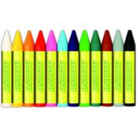 Cera para pintar textil, 12 colores, Crea+ Textile Wax ALPINO, caja 12 uds