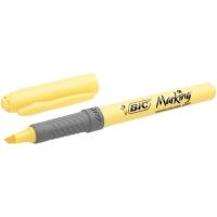 Marcadores fluorescentes, colores surtidos pastel Highlighter Grip BIC, Pack 4 uds