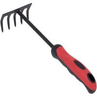 Rastrillo de 34 cm con puas de acero ancho 8,8 cm KREATOR, 1 ud