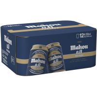 Cerveza 0,0 tostada MAHOU, pack 12x33 cl