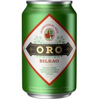 Cerveza Bilbao ORO, lata 33 cl