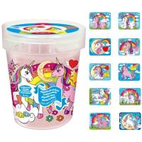 Algodón de azúcar unicornio con sorpresa DEKORA, bote 30 g