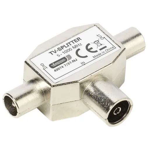 Adaptador de antena 2 machos 1 hembra 48074 VIVANCO