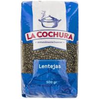 Lenteja negra beluga LA COCHURA, paquete 500 g
